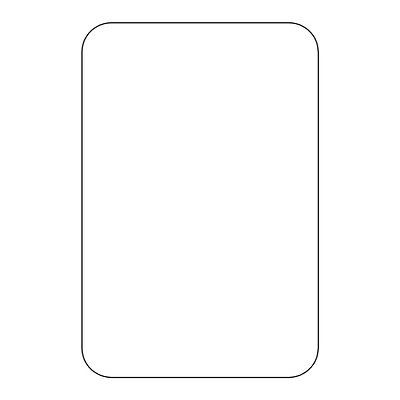 12 Vertical 4mm Plastic Coroplast White Sign Blank