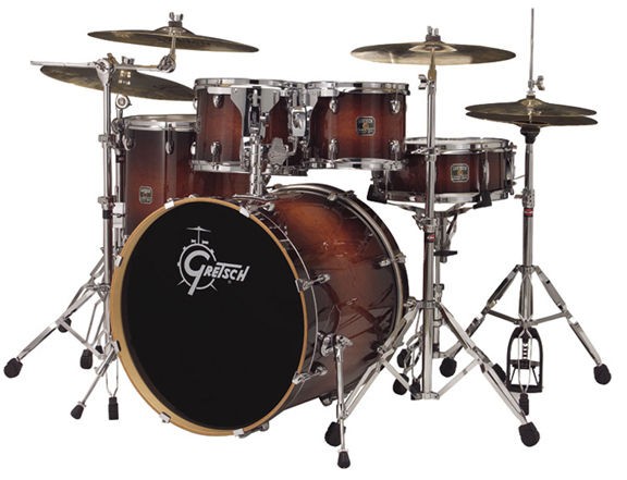 Gretsch Catalina Birch 5 Piece Drum Kit Walnut Burst   FLOOR MODEL