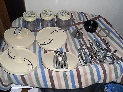 INDIVIDUAL PARTS ONLY. 1984 OSTER KITCHEN CENTER. MEAT GRINDER 
