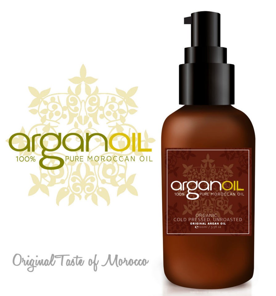   Organic Moroccan ARGAN OIL for Skin, Body & Hair 100ml 50ml 10ml 5ml