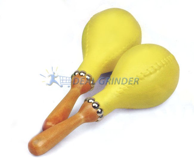 Professional MARACAS for Latin & Other Percussion   STRONG Yellow 