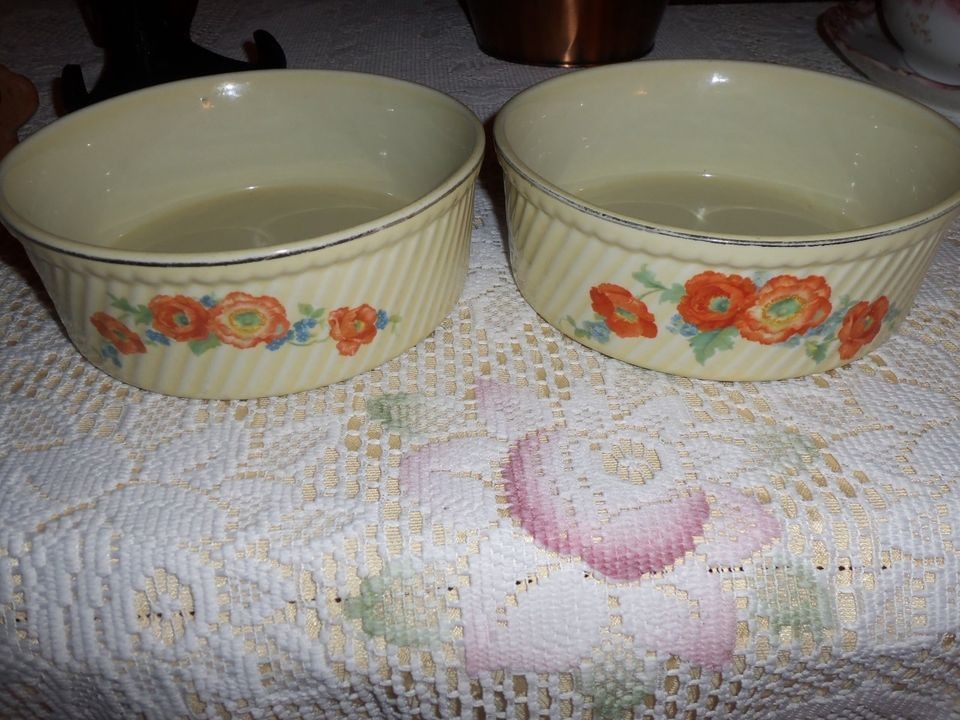 hall pottery casserole