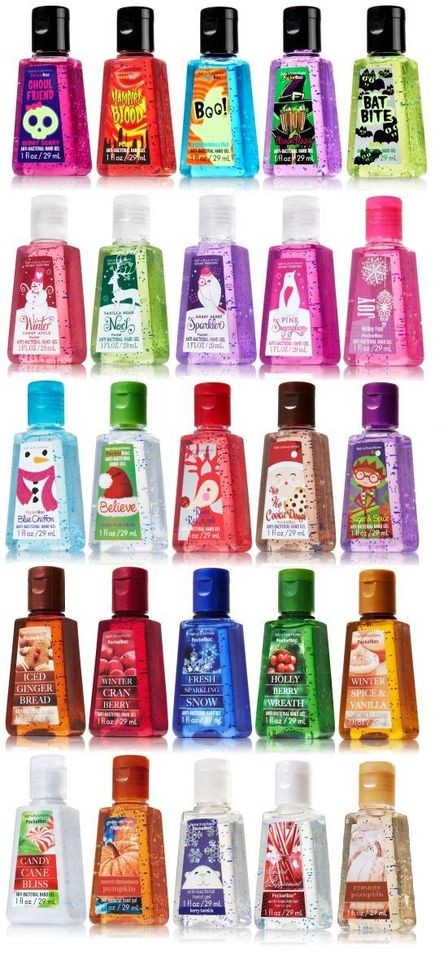   Works   Pocket Bac Anti Bacterial Hand Sanitizers   Seasonal Scents