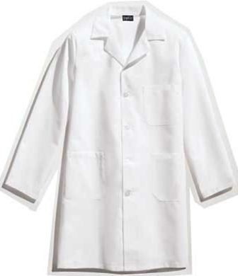   Gel Scrubs 7243 Mens Unisex 43 Long Medical Staff Lab Coat XS 3XL