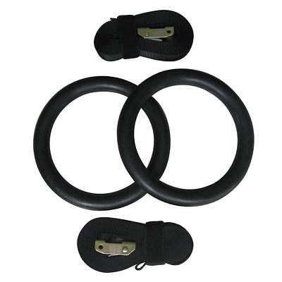 Gym Rings Gymnastics Rings for Olympic Crossfit Training   Ship 