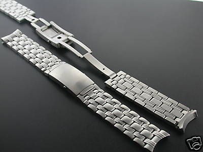 18MM SOLID WATCH BAND BRACELET FIT OMEGA SEAMASTER STEEL