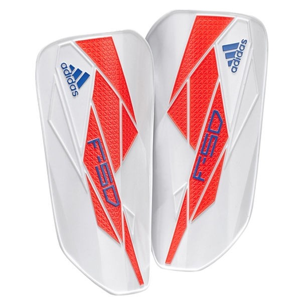 adidas F50 Lesto Shin Guard White/Orange/Royal W44155