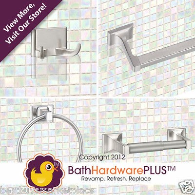 Satin Brushed Nickel Bath Hardware Bathroom Accessories