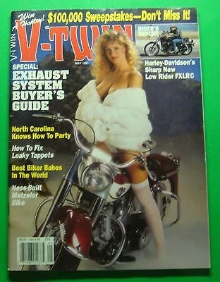   MAGAZINE MAY/1991HARLEY DAVIDSONS SHARP NEW LOW RIDER FXLRC BIKE