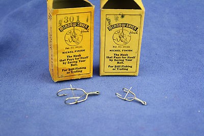   MINNOW SAVER Harness Rig Hooks Box Rare Vintage Fishing Lures