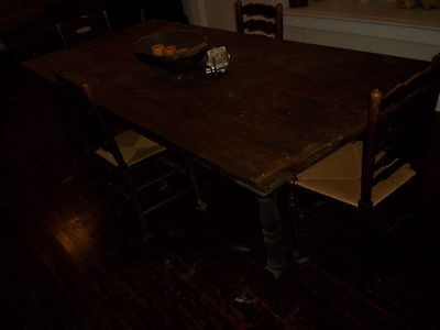 Early 19th c. Century French Farm Harvest Table