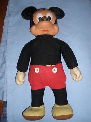   1950s Hasbro Ind. Inc. Walt Disney Marching Mickey Mouse Doll/Toy