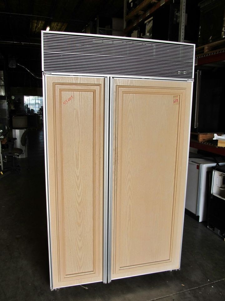 Sub Zero 532 48 Side By Side Built In Custom Panel Refrigerator 