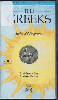 The Greeks Athenas City & Greek Pottery VHS Ultra RARE Part 1 & 2 of 