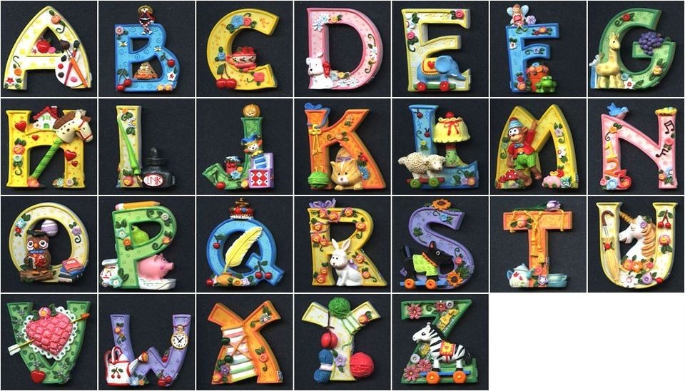 MARY ENGLEBREIT ALPHABET COLLECTOR MAGNETS   YOU CHOOSE