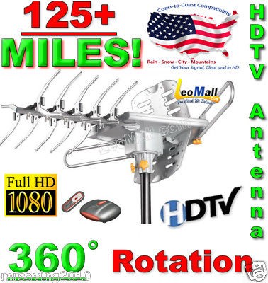 LAVA HD 2605 HDTV ROTOR AMPLIFIED OUTDOOR TV ANTENNA