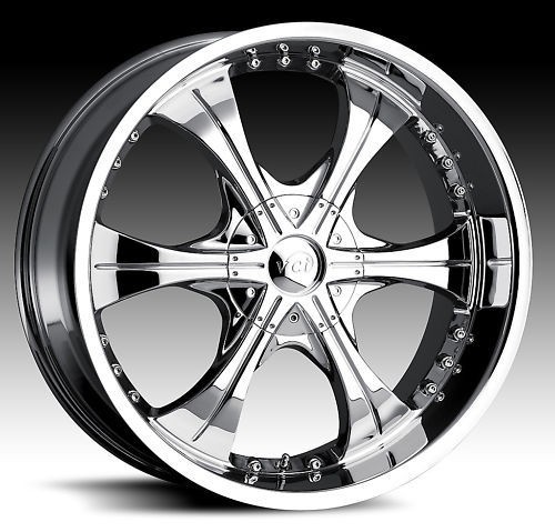 18 VCT SCARFACE CHROME RIMS 4X100/4X4.5 18 INCH WHEEL