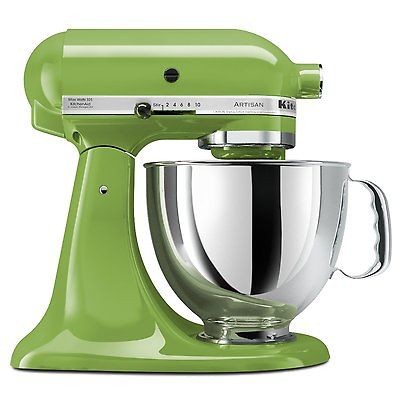 KitchenAid Green Apple Artisan 5 Quart Stand Mixer KSM150PSGA Works 