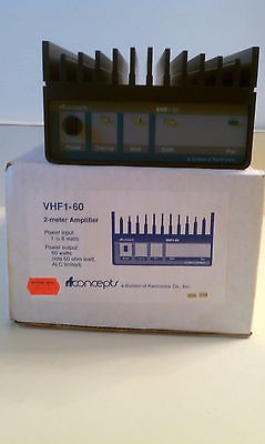 RF Concepts VHF 160 2 meter Linear Amplifier 60 watts NOS