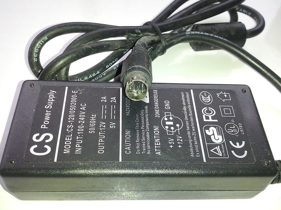   FOR JENTEC POWER ADAPTER JTA0202Y 5V 2A 12V 2A 5 PIN DIN CS POWER