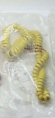   NEW IN PKG. Western Electric Modular Telephone Cord YELLOW   Long