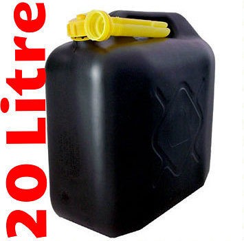 10 L LITRE RED PLASTIC JERRY CAN TRANSPORT FUEL DIESEL PETROL OIL WITH 