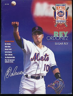 1998 New York Mets vs Colorado Rockies Game Program Scorecard