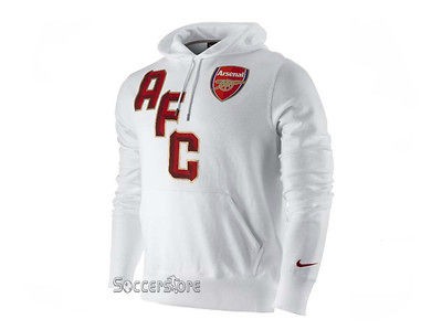 Arsenal London   Official Nike Sweatshirt Hoody Jacket L