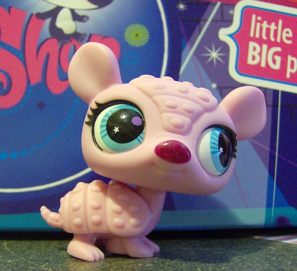 Littlest Pet Shop Rosy Armadillo 2783 Blind Foil Bag Colorfully cute 