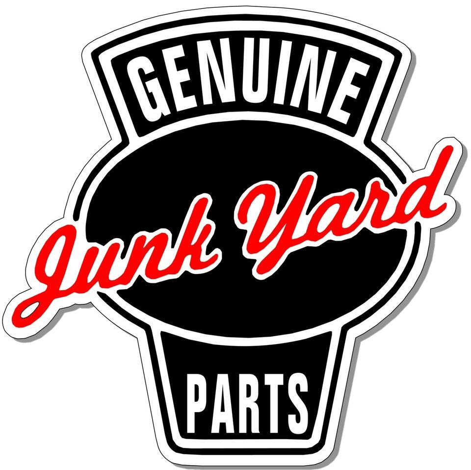   JUNKYARD PARTS 4 RACING,4 X 4, DRIFTING, CAR OR TRUCK, VINYL STICKER