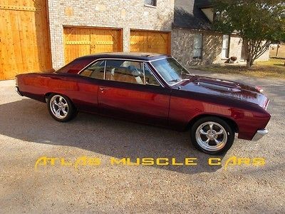   Chevelle 350 auto disc brakes new wiring pro touring gauges 17 wheels