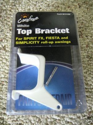 RV   Carefree Awning Arm Top Mounting Bracket, WHITE