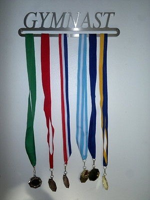 GYMNAST awards medal display hanger Athlete run dance cycle achiever 