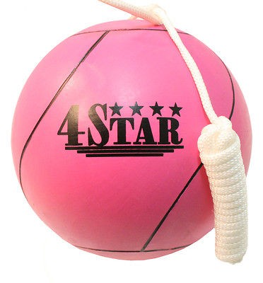 New Pink Colors Tether Balls for Play Grounds & Picnics Included With 