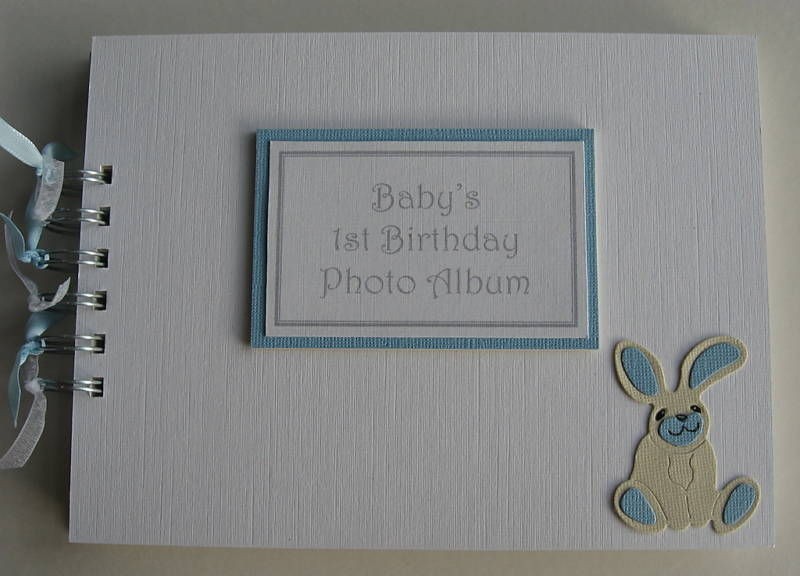 Babys 1st Birthday Photo Album Scrapbook Guest Book