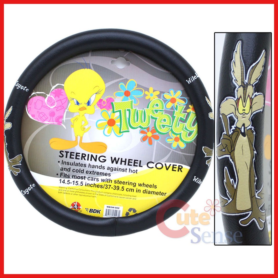 Looney Toon Coyote Car Steering Wheel Cover Auto/Truck