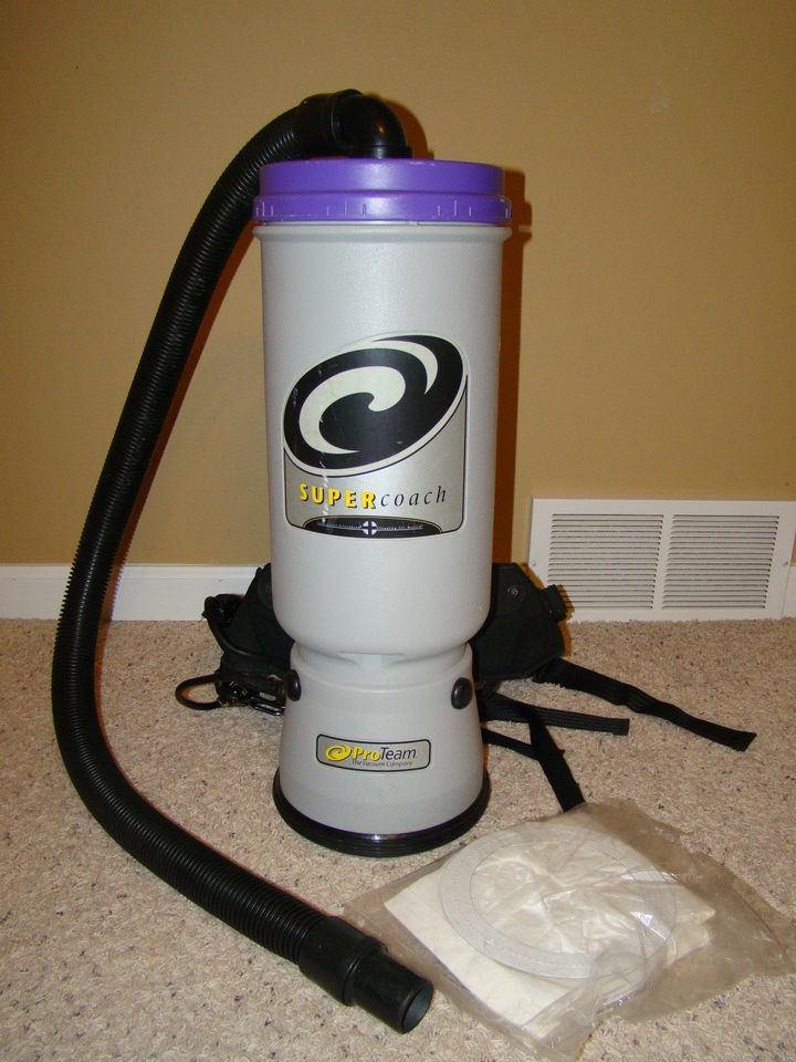 Proteam SCM 1282 Backpack SUPERCOACH Vacuum Cleaner Pro Team Vac Coach 