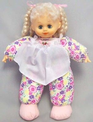   Lot of 6 Pieces   Baby Girl Stuffed Vinyl Dolls   14.5 (E60260