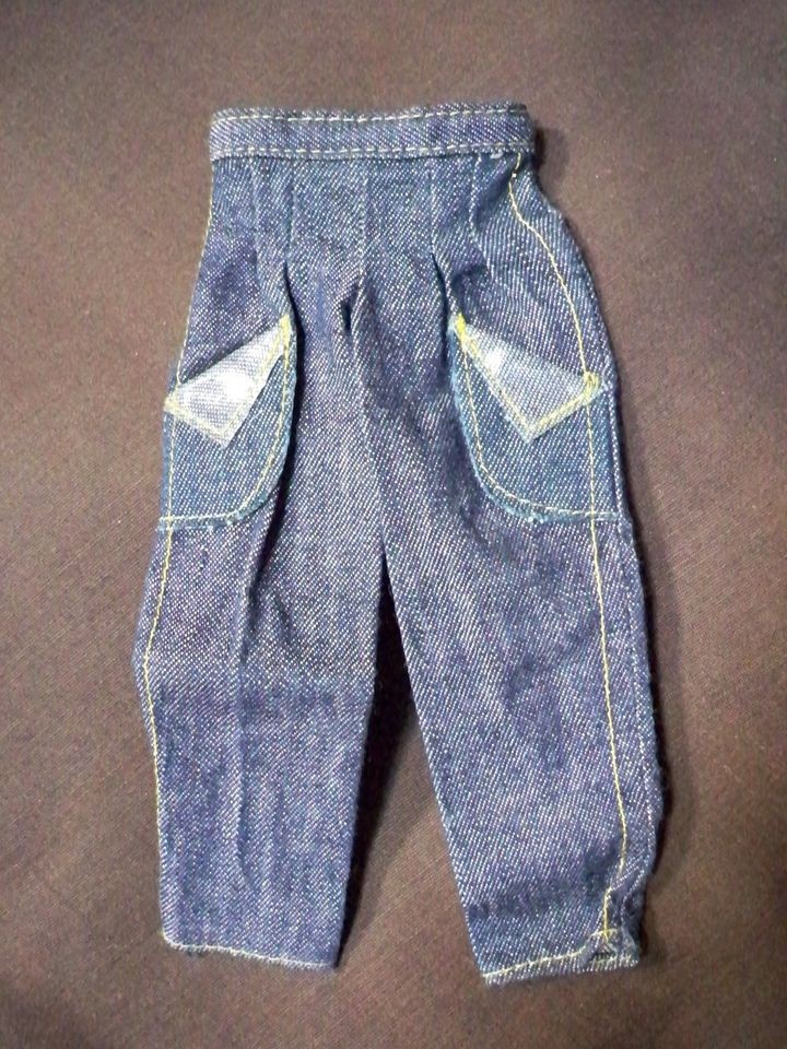 BARBIE / KEN DOLL CLOTHES KENS VINTAGE JEANS / REAL POCKETS ~ KEN 