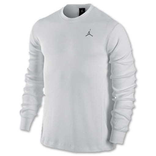 NIKE AIR JORDAN CLASSIC GREY COTTON THERMAL SHIRT TOP Sz3XL lebron 