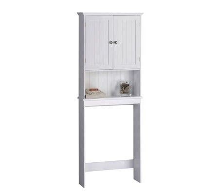   THE TOILET SPACE SAVING SHELF WHITE 51 8113W storage bathroom 64H