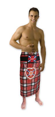 Hearts FC Tartan Kilt Beach Towel   Adults