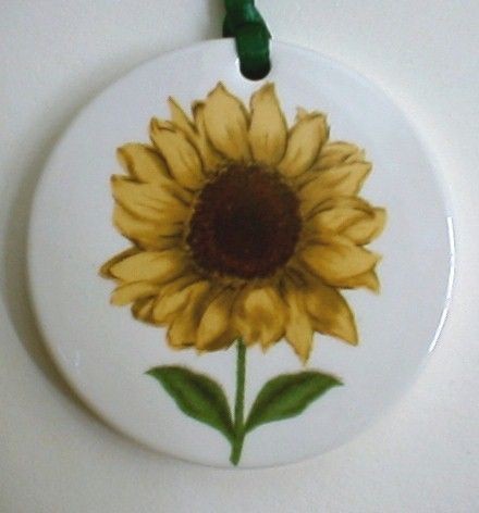 STUNNING SUNFLOWER ROUND BASKET TIE ON   NEW  SHOP STORE SALE TODAY 