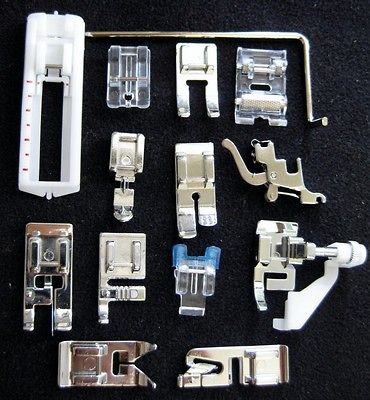 SET OF 14 Bernina AURORA SNAP ON Presser Feet NEW