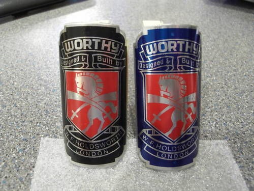 HOLDSWORTH metal headbadge 2 colors avail.Super quality