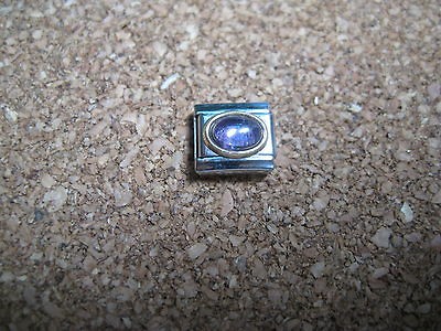 zoppini charm authentic gently used purple stone Birthstone