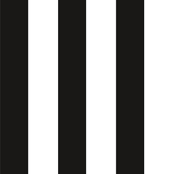 BLACK AND WHITE WIDE STRIPE WALLPAPER CASELIO   56989026 RRP £34.88 