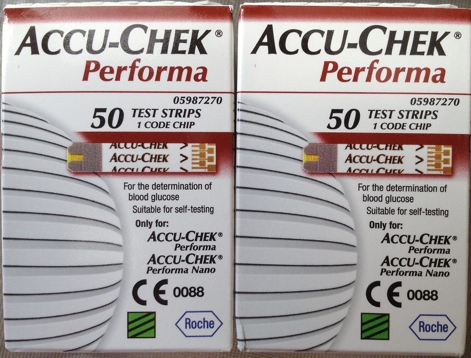   Chek Performa Strips Diabetic Blood Sugar Check Level Supplies Sealed