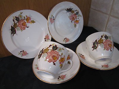 MARLBOROUGH ENGLISH BONE CHINA STUNNING SIX PIECE TEA SET MIKADO