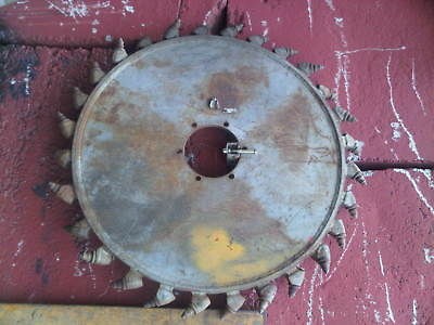 WHEEL SAW BLADE CARBIDE TEETH SKID STEER